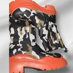 AZALEA WANG WINIFRED CAMO BOOTIE